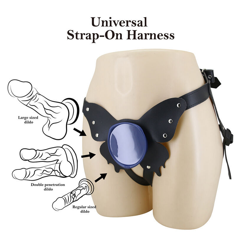 Pretty love - yeti strap-on harness with suction dildo flesh 7