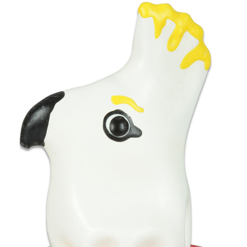 Condomerie - handpainted novelty condoms parrot white 2