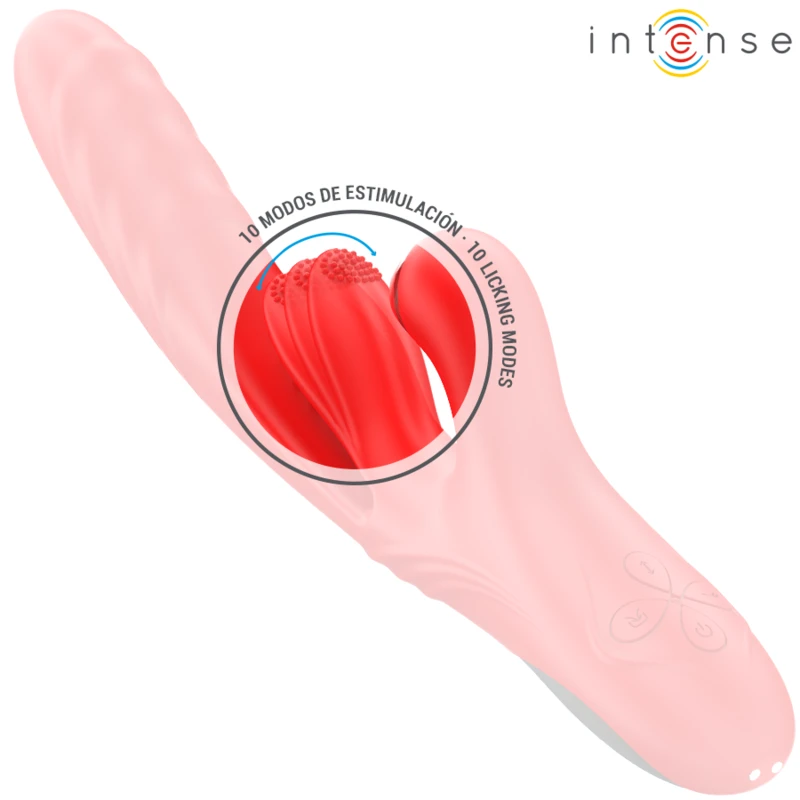 Intense - karol multifunction vibrator thrust & stimulation & stimulating waves red 4