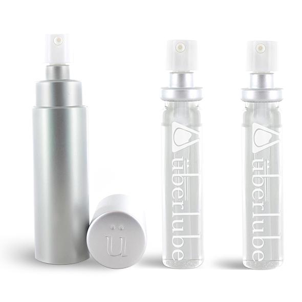 Uberlube - Silicone Lubricant Good-To-Go & Refills Silver