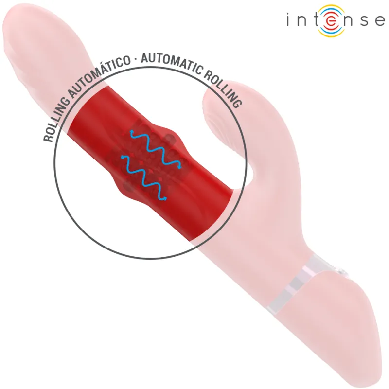 Intense - lele multifunction vibrator rotating & oscillation & stimulation red 3