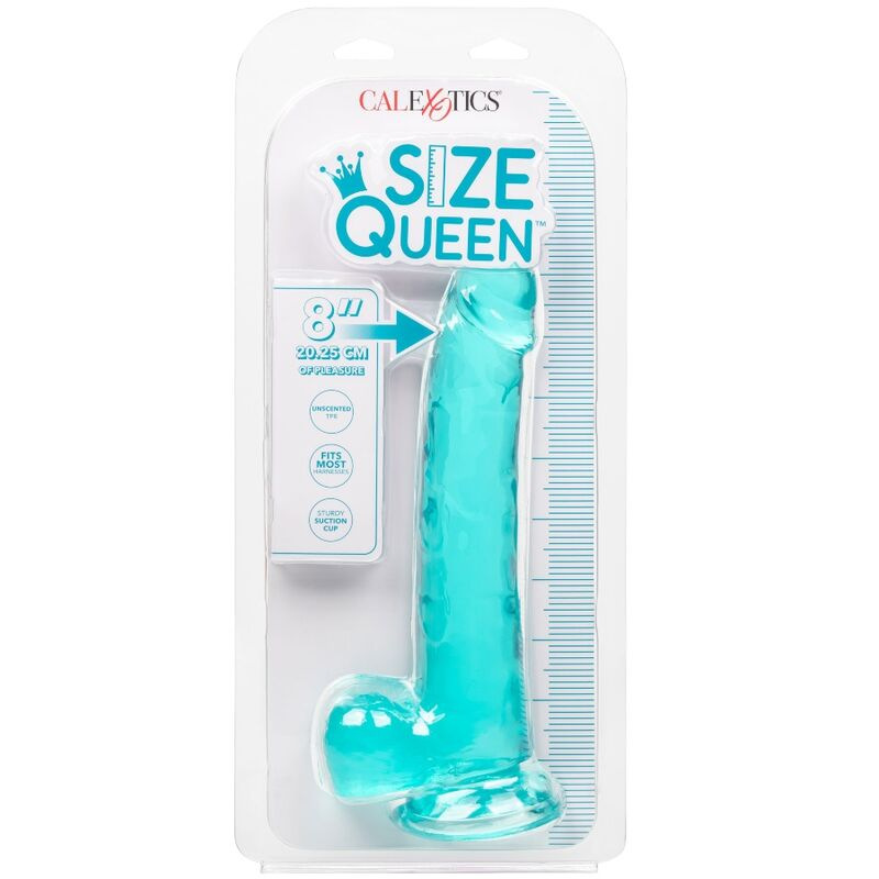 Calexotics - size queen dildo blue 20.3 cm 6