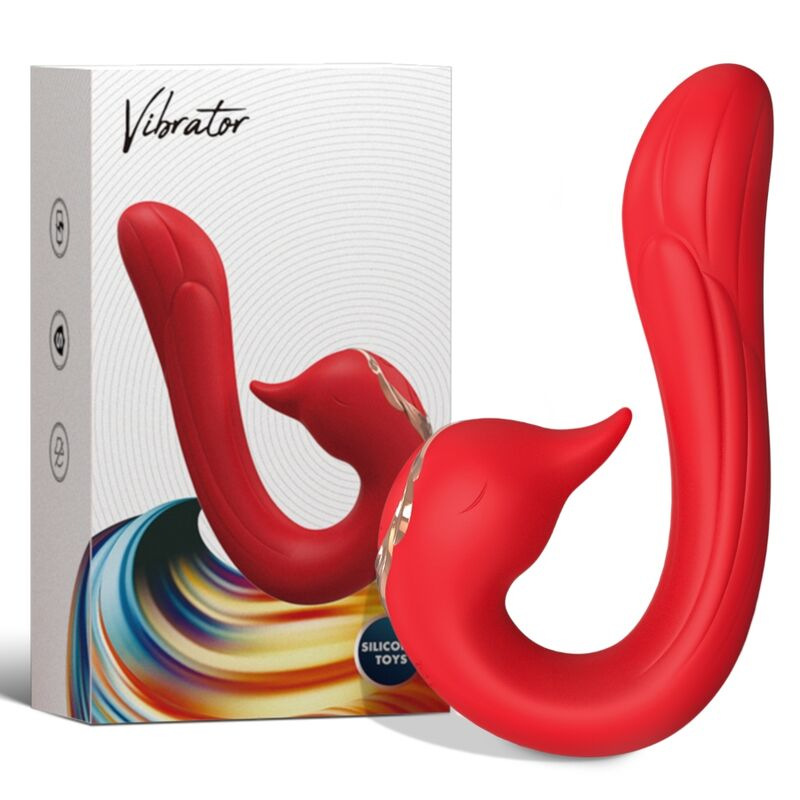 Armony - delfin vibrator multiposition & heat effect red 4