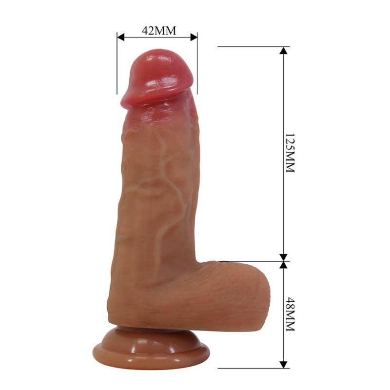 Pretty love - curtis realistic dildo with suction cup 17.3 cm -Ø- 4.2 cm 6