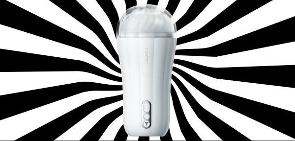 Svakom - Robin Vibrating Masturbator White 16
