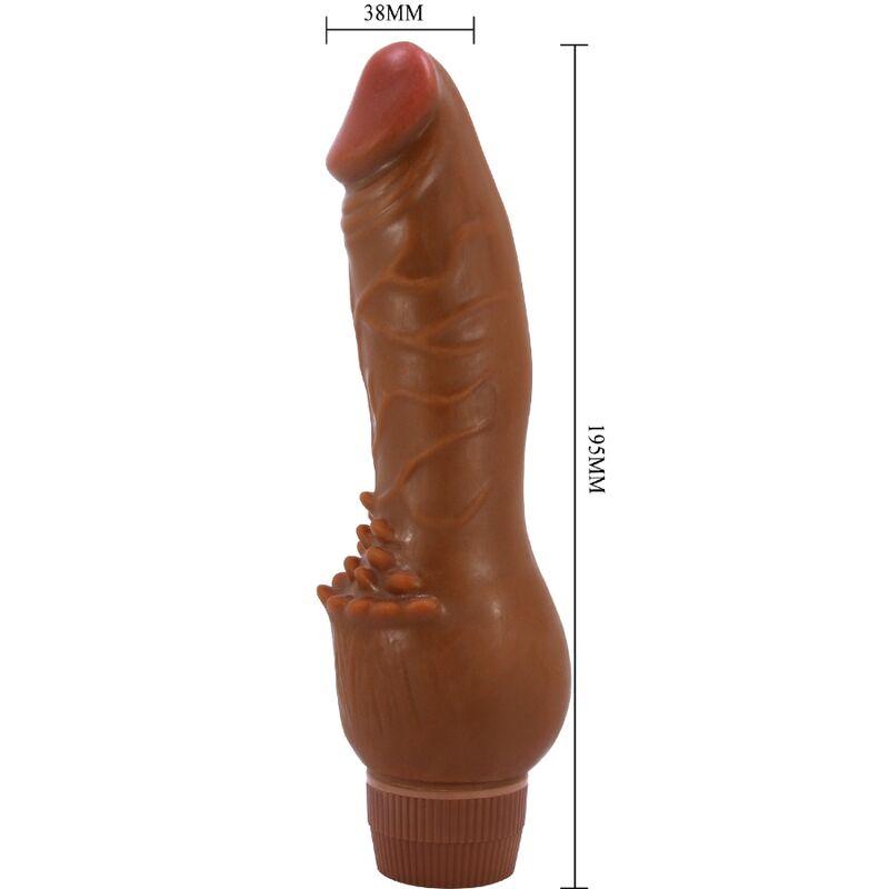 Baile - barbara realistic vibrator 19.5 cm mulatto 4