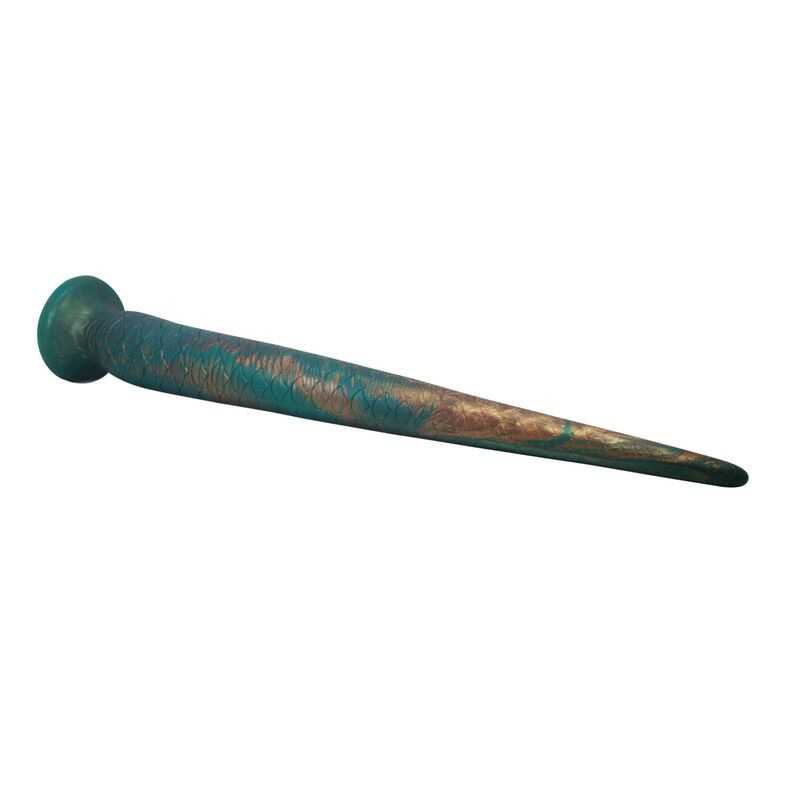 Power monsters - wildwyrm tail bicolor fantasy silicone dildo 47 cm Ø 4 cm 4