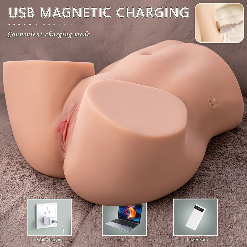Xise - ethel thrusting realistic vagina masturbator with multi-position vibration 14