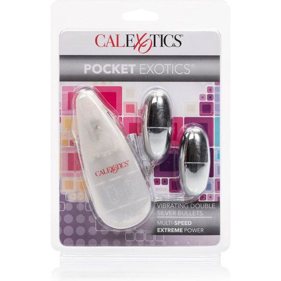 Calexotics - vibrating bullets silver duo 2