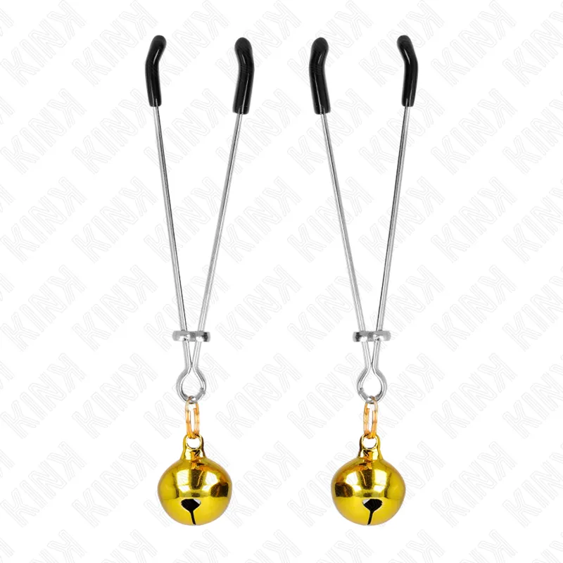 Kink - Thin Bell Nipple Clamps Gold 7 Cm 1