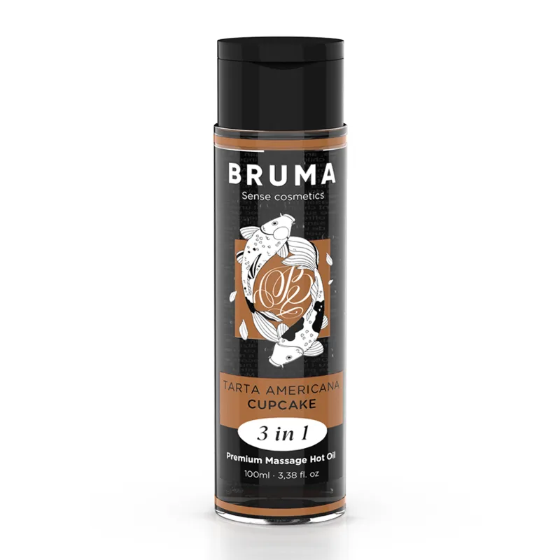 Bruma - premium massage hot oil cupcake 3 in 1 - 100 ml