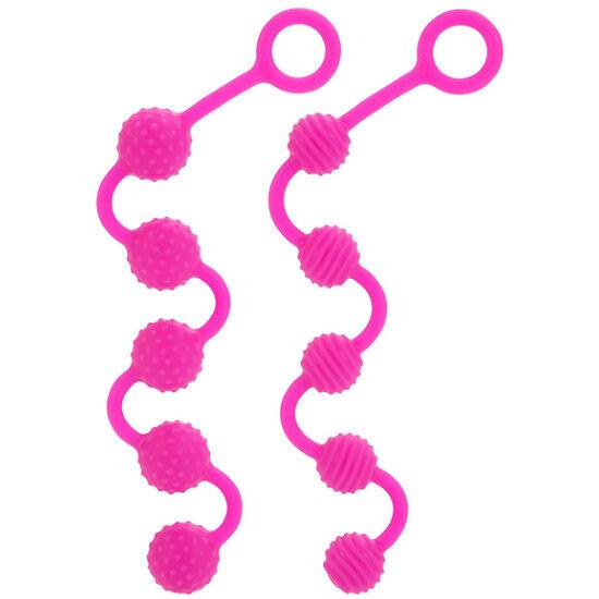 Calex  Posh Silicone ""O"" Beads - Pink
