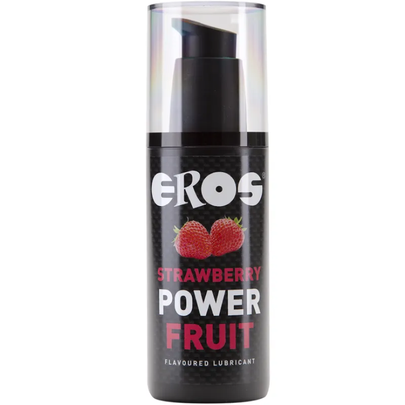 Eros Strawberry Power Fruit Flavoured Lubricant 125 Ml
