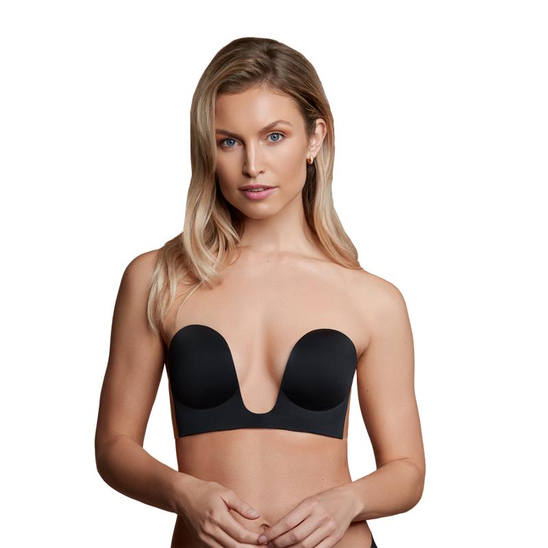 Bye Bra - Seamless U-Style Bra Black A