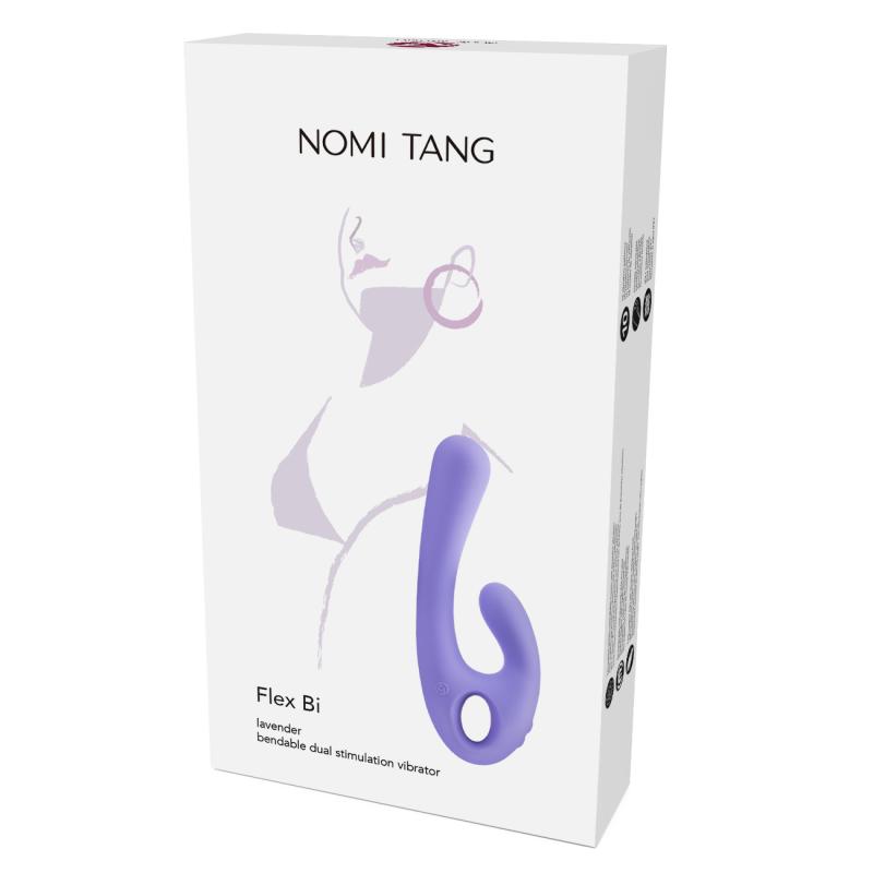 Nomi Tang - Flex Bi Bendable Dual Stimulation Vibrator Purple