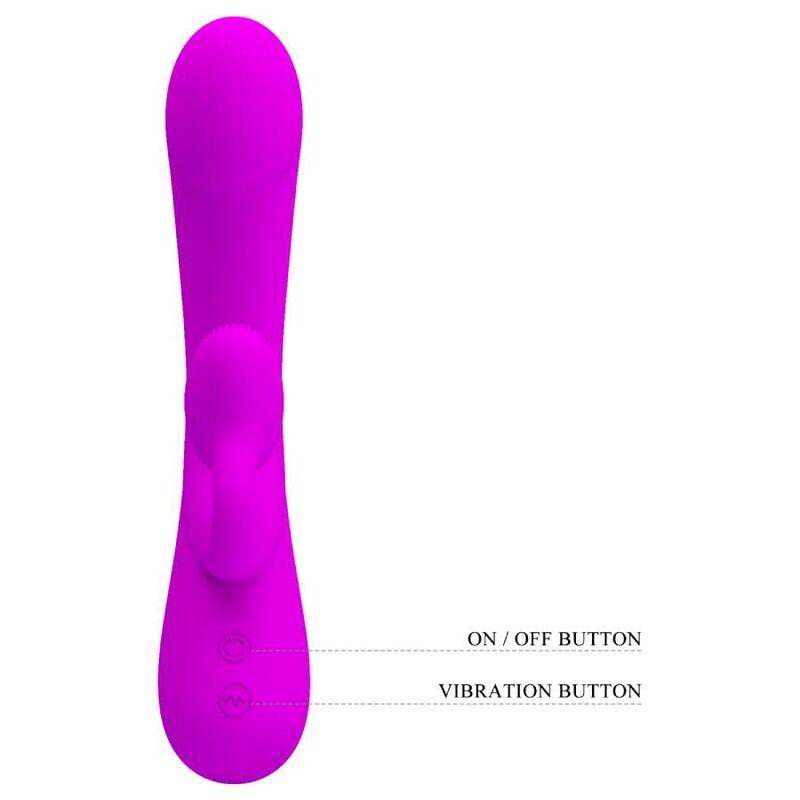 Pretty Love - Sincere Silicone Vibrator And Stimulator Purple 6
