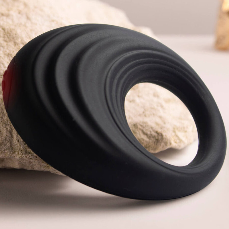 Rocks-off - spire black vibrating penis ring 3