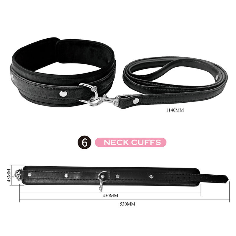 Pretty love - 8 piece bdsm kit black 8