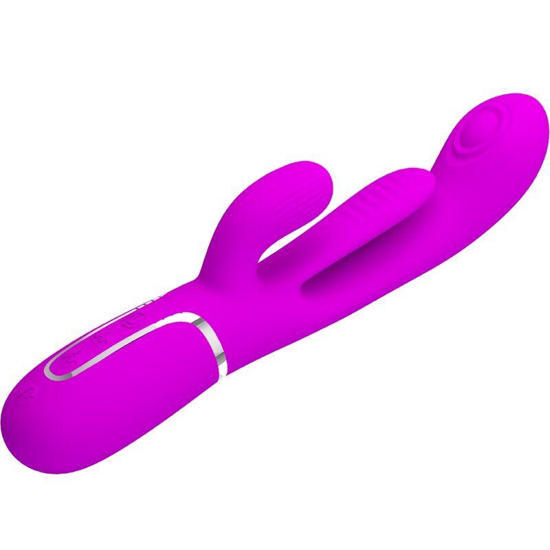 Pretty love - shania triple rabbit vibrator multifunction pink 2