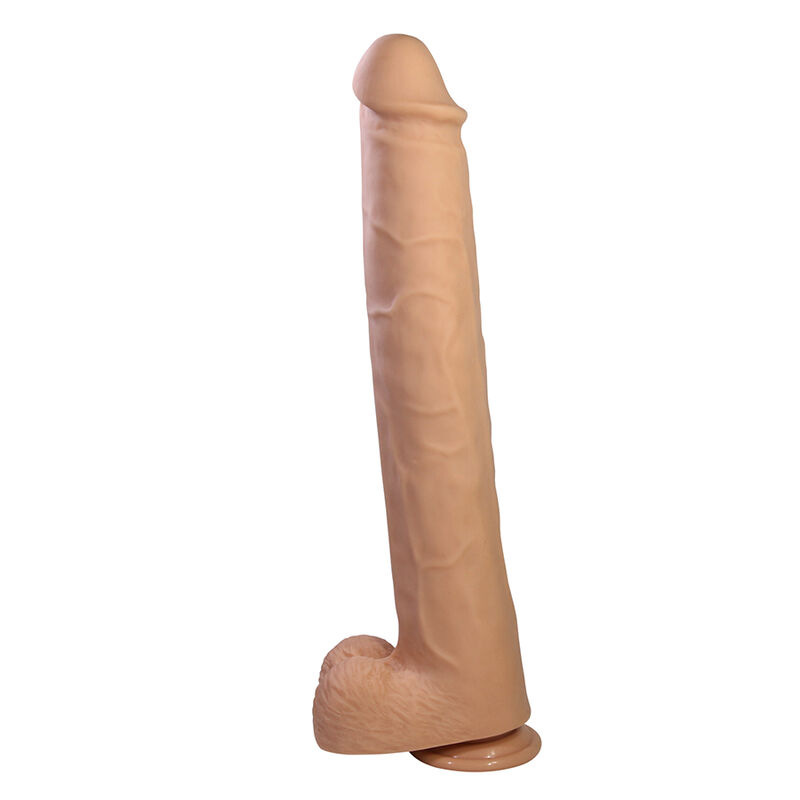Pretty love - pat flexible realistic dildo with suction cup flesh 40 cm -Ø- 6 cm 1