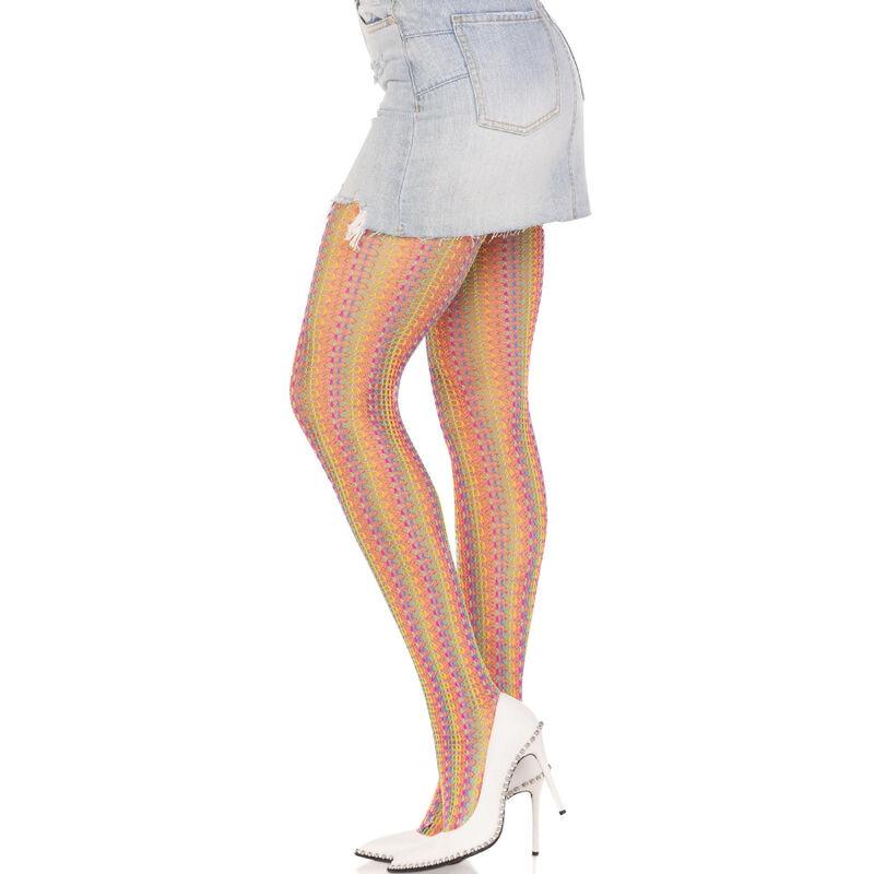 Leg Avenue - Multicolor Crochet Stockings 2