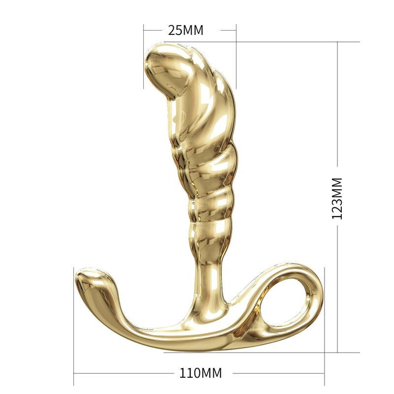 Pretty love - jack zinc alloy prostate massager gold 6