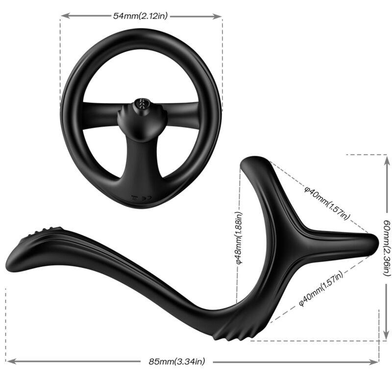Armony - Treasure Double Anal Ring Black 1