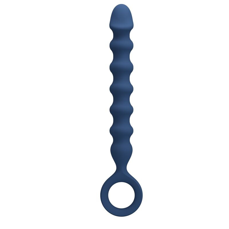 Mr play - blue silicone anal beads & anal plug -Ø- 3,4 cm - 28.5 cm 1