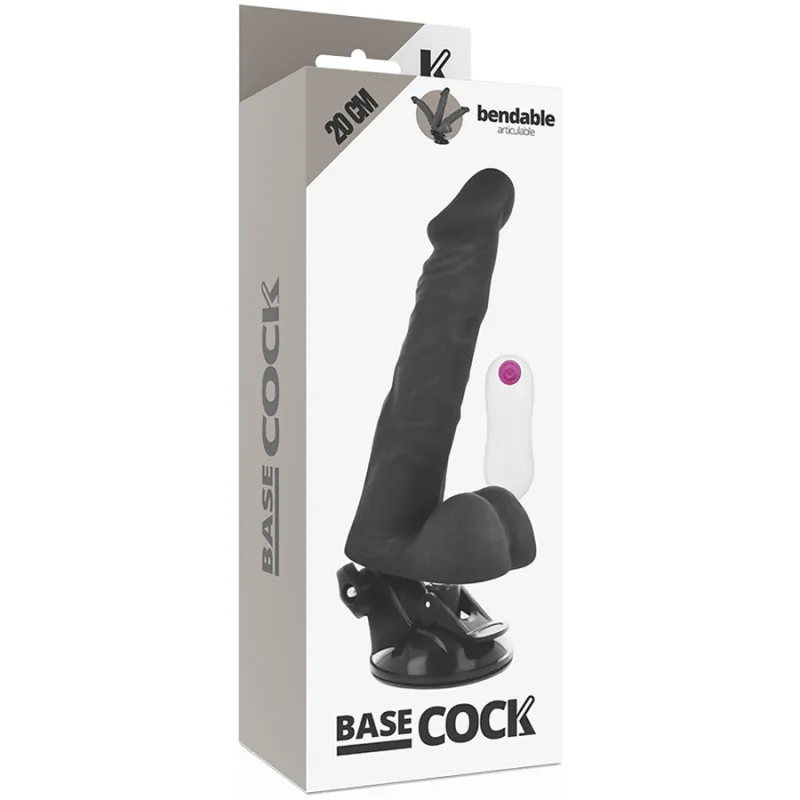 Basecock Realistic Bendable Remote Control Black 20 Cm