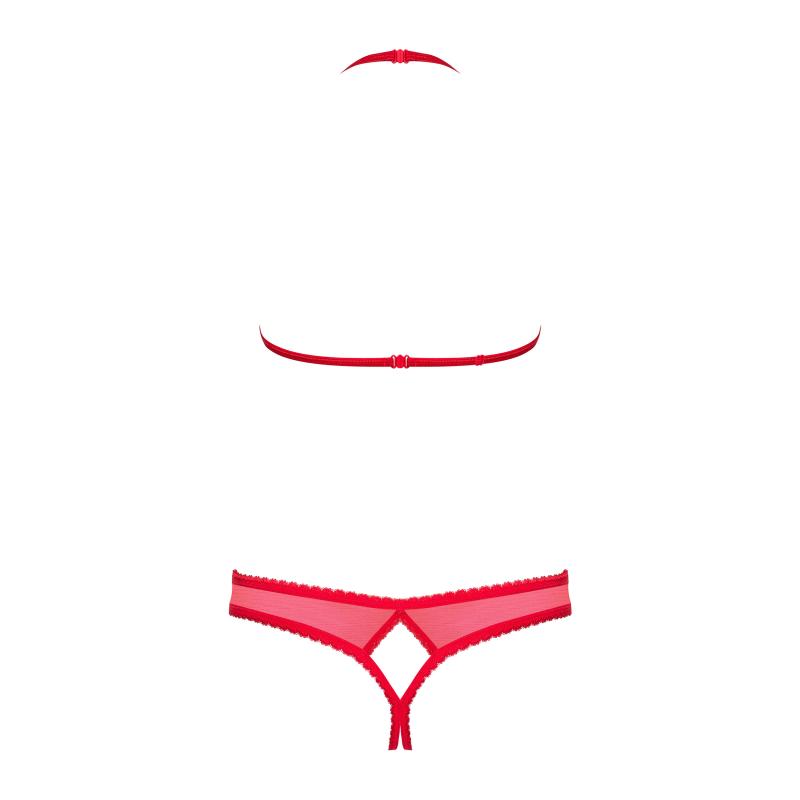 Obsessive - 870-Sec-3 Two-Piece Set Red L/Xl 5