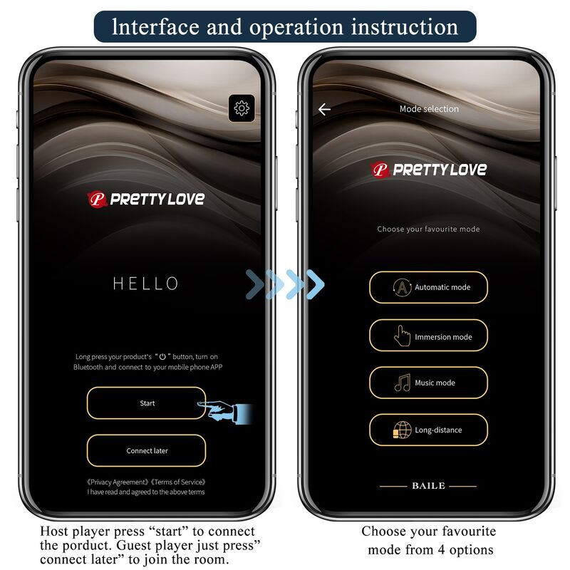 Pretty love - anthony app control anal and perineum vibrator black 6