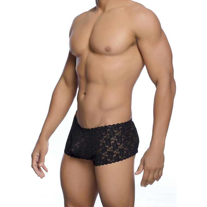 Mob - black lace boxer size l/xl 1