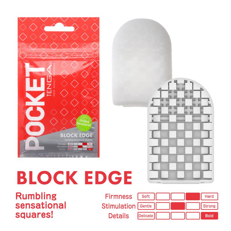 Tenga - Pocket Stroker Block Edge