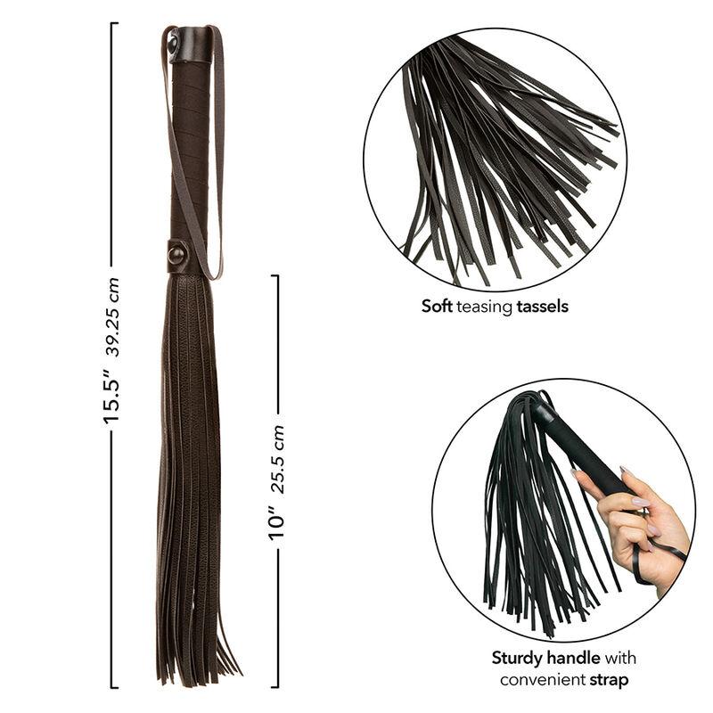 Calexotics - Nocturnal Flogger Leather Black 4