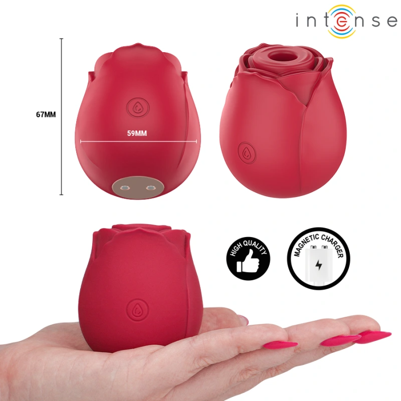 Intense - camellia clitoral suction rose by waves bordeaux 2