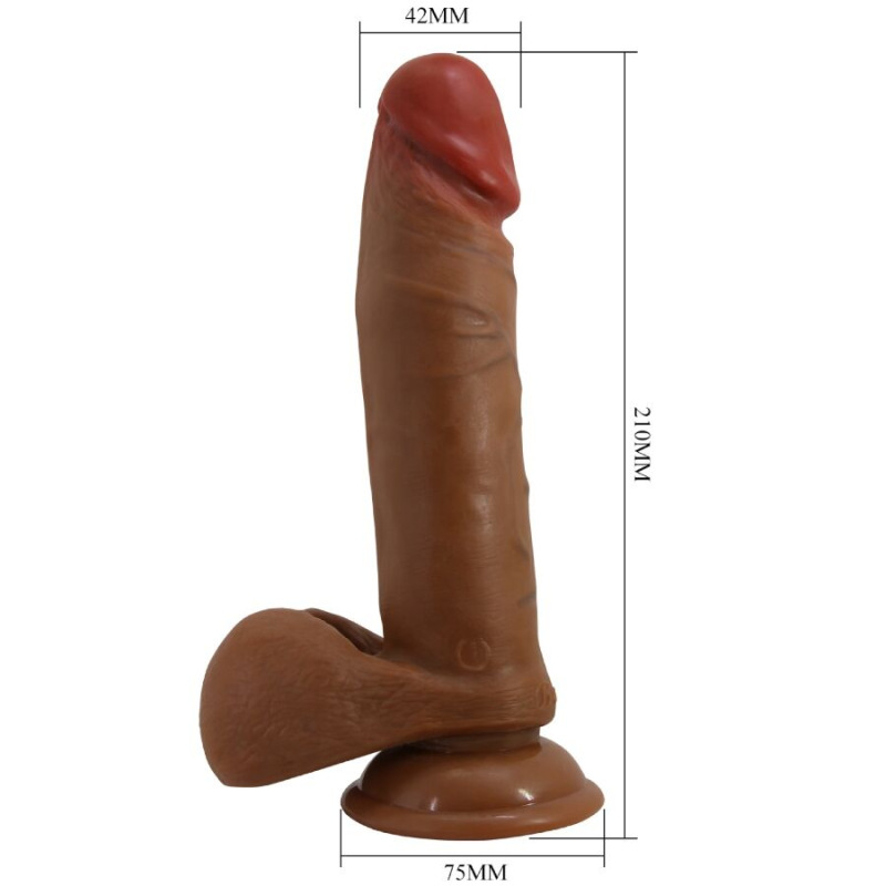 Baile - abel realistic dildo 21 cm mulatto 6