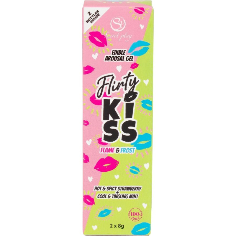 Secretplay - flirty kiss gels with oral sex effects strawberry & mint 2 x 8 gr 4