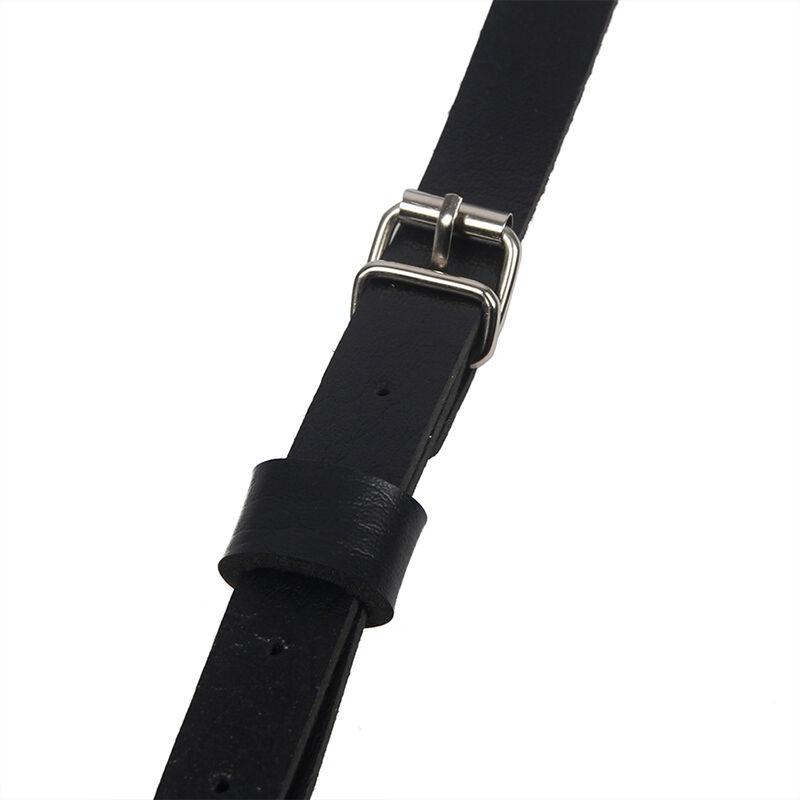 Subblime - Leather Ring Chest Harness Black One Size 7