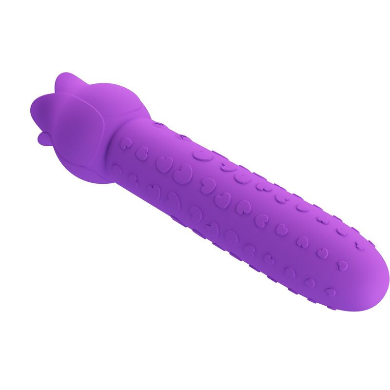 Pretty love - dannell rechargeable oral and clitoral stimulator vibrator purple 9