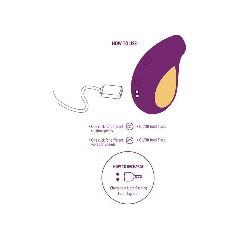 Xocoon - divine love stimulator purple 6