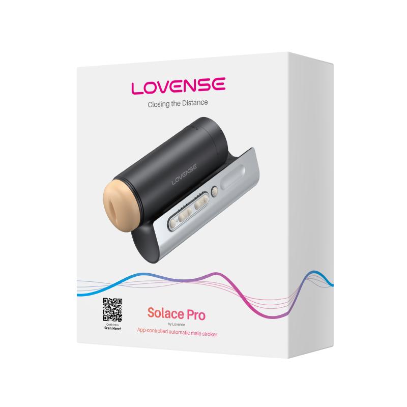 Lovense - Solace Pro Automatic Thrusting Masturbator Black 5