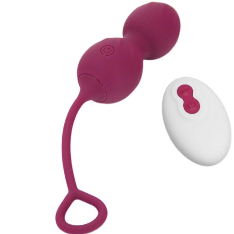 Armony - blossoms vaginal dumbbell vibration remote control 10 vibrations dark red