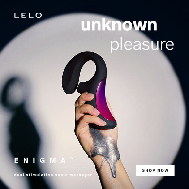 Lelo - enigma double suction stimulation purple massager 8