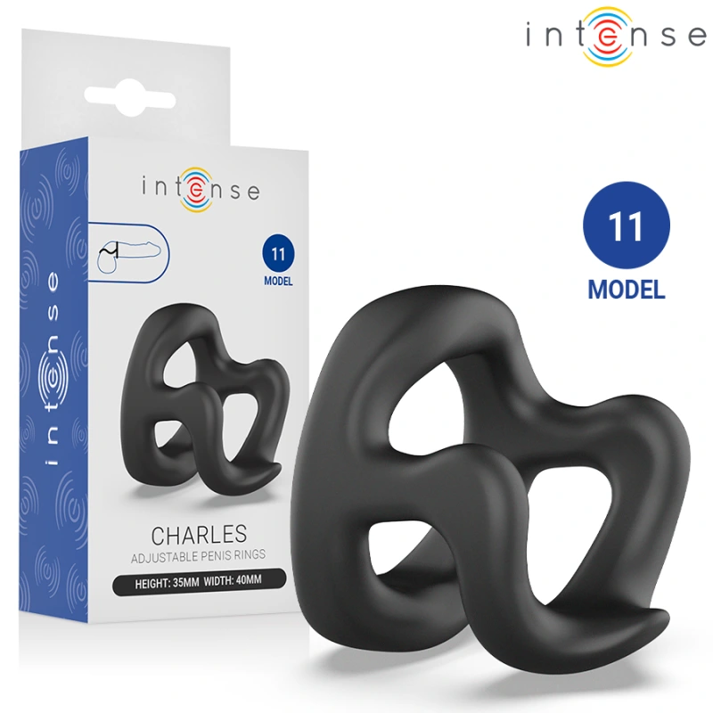 Intense - charles adjustable penis ring model 11