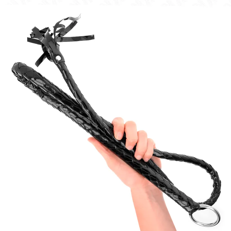 Kink - Long Shiny Pvc Whip 138 Cm