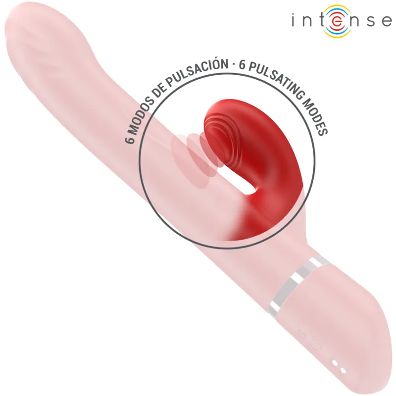 Intense - lele multifunction vibrator rotating & oscillation & stimulation red 2