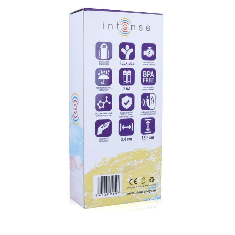 Intense - hilari vibrator lilac silicone luxe 6