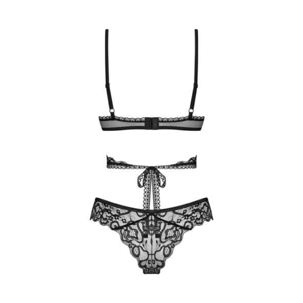 Obsessive - Blomentis 2-Pcs Set Black M/L