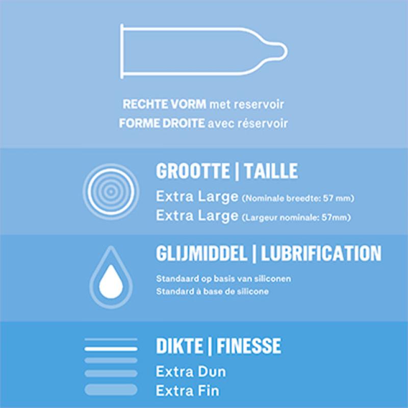 Durex - Nude Xl Condoms 10 Pcs 2