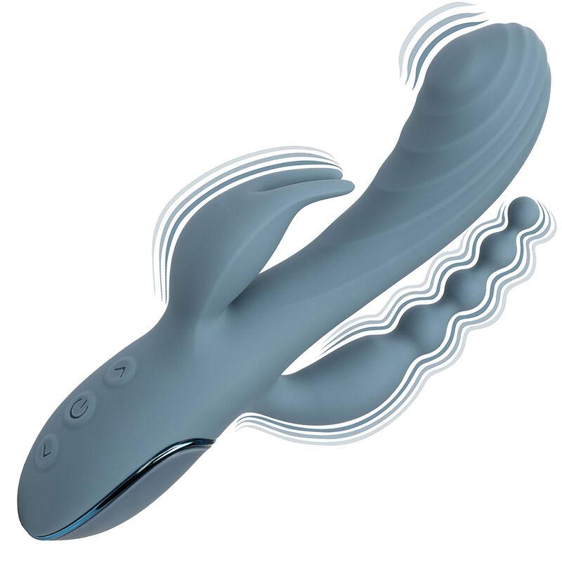 California Exotics - Vibrator Triple Ecstasy Grey 6